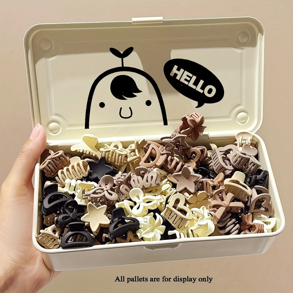 Petite Charm Beige Clips