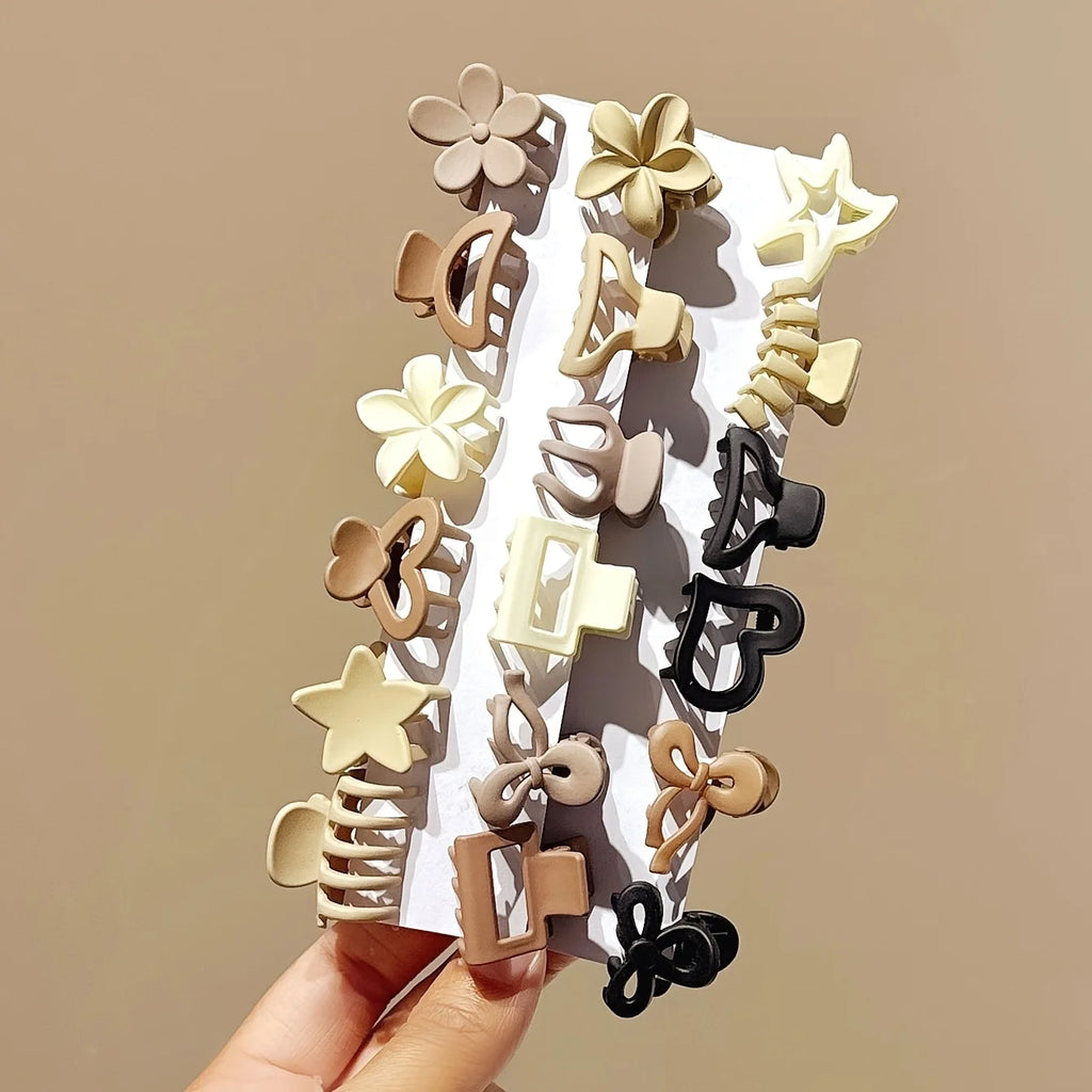 Petite Charm Beige Clips